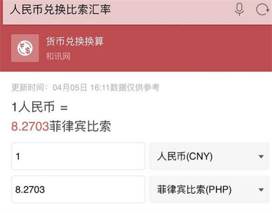 中國與<strong>菲律賓</strong>的匯率是多少(最新兌換匯率)