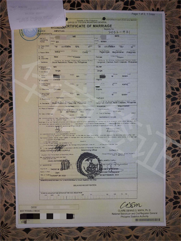 兩個中國人能去菲律賓結婚嗎(多久能拿到)