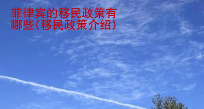 <strong></strong>菲律賓的移民政策有哪些(移民政策介紹)