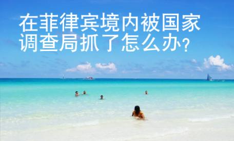 在菲律賓境內(nèi)被國(guó)家調(diào)查局抓了怎么辦？