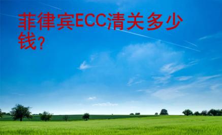 菲律賓ECC清關<strong>多少錢</strong>