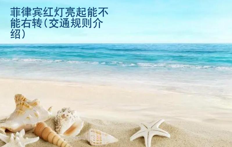 菲律賓紅燈亮起能不能右轉(交通規則介紹)