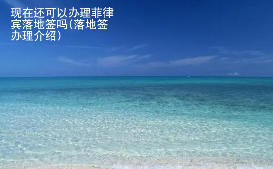 現在還可以辦理<strong>菲律賓</strong>落地簽嗎(落地簽辦理介紹)