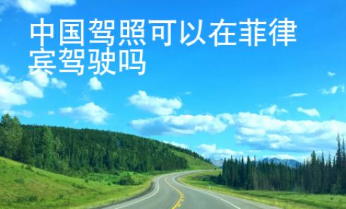 中國駕照可以在菲律賓駕駛嗎