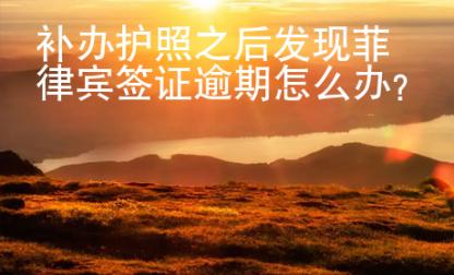 補辦護照之后發現菲律賓簽證逾期怎么辦？