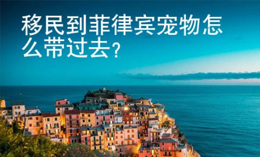 移民到菲律賓寵物怎么帶過去？