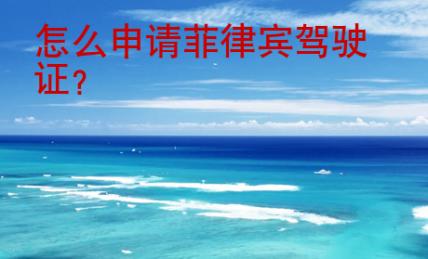 怎么申請菲律賓駕駛證？