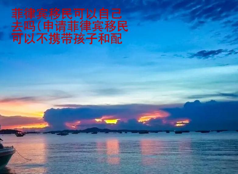 菲律賓移民可以<strong>自己</strong>去嗎(申請菲律賓移民可以不攜帶孩子和配偶嗎)
