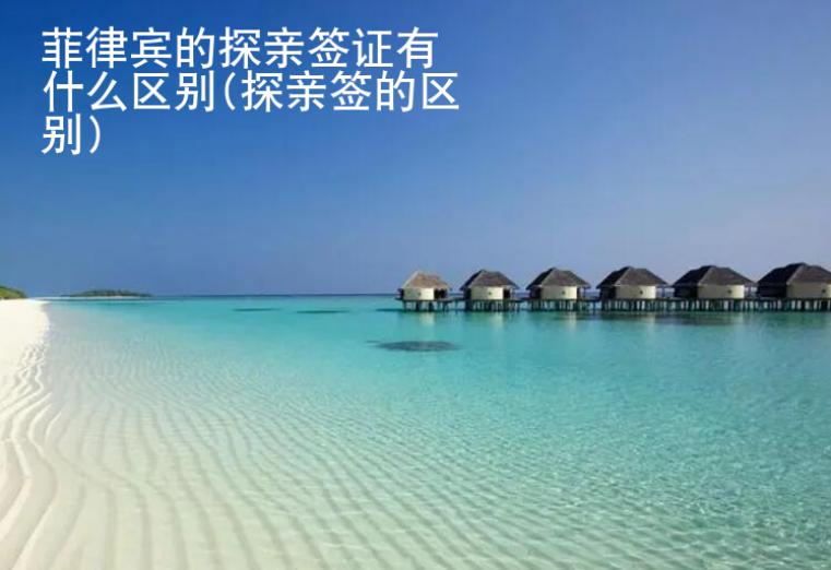 菲律賓的探親簽證有什么區別(探親簽的區別)