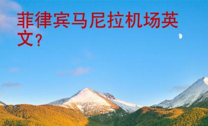 菲律賓<strong>馬尼拉</strong>機場英文