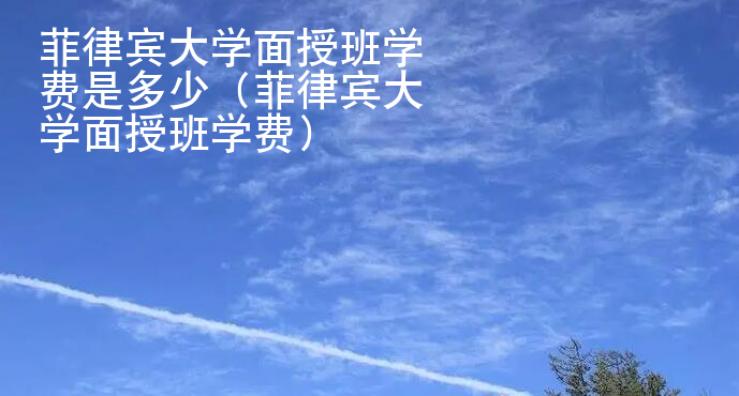 菲律賓大學面授班學費是多少（菲律賓大學面授班學費）