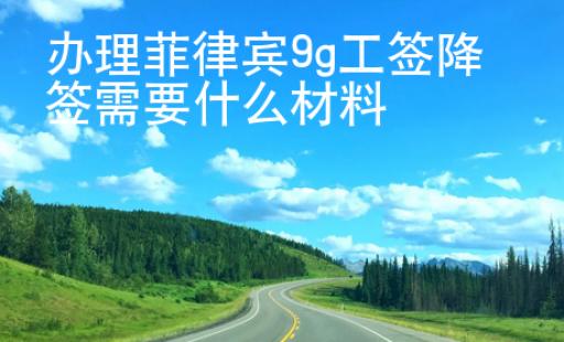 辦理菲律賓9g工簽降簽需要什么<strong>材料</strong>