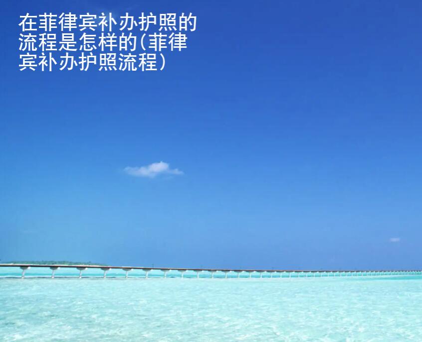 在菲律賓補辦<strong>護照</strong>的流程是怎樣的(菲律賓補辦護照流程)