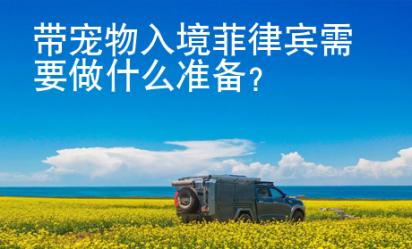 帶寵物入境菲律賓需要做什么準(zhǔn)備？