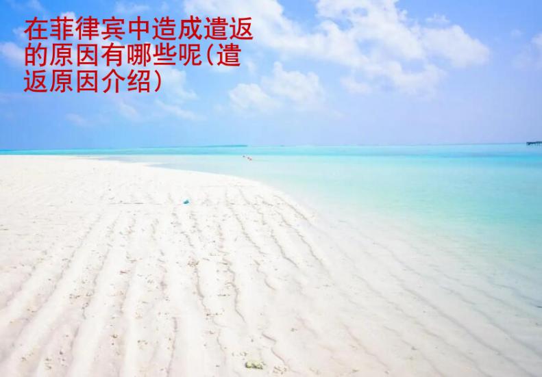 在菲律賓中造成遣返的原因有哪些呢(遣返原因<strong>介紹</strong>)