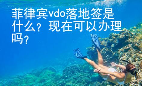 菲律賓vdo落地簽是什么？現(xiàn)在可以辦理嗎？