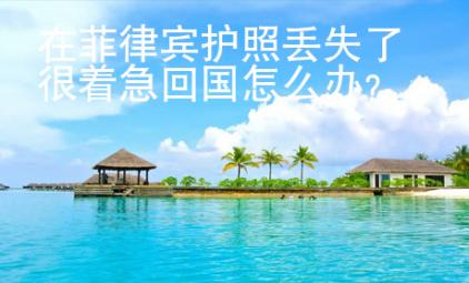 在菲律賓護(hù)照丟失了很著急回國(guó)怎么辦