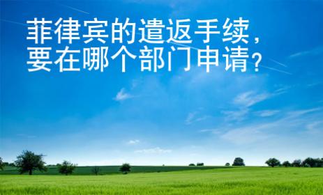 菲律賓的遣返手續