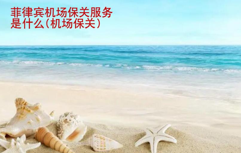 菲律賓機場保關服務是<strong>什么</strong>(機場保關)